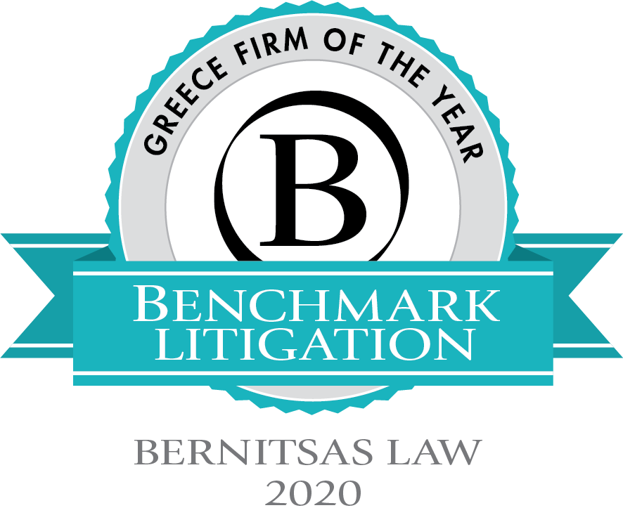 Greece Firm of the Year and Greece Lawyer of the Year at the Benchmark Litigation Europe Awards 2020 for Second Year in a Row