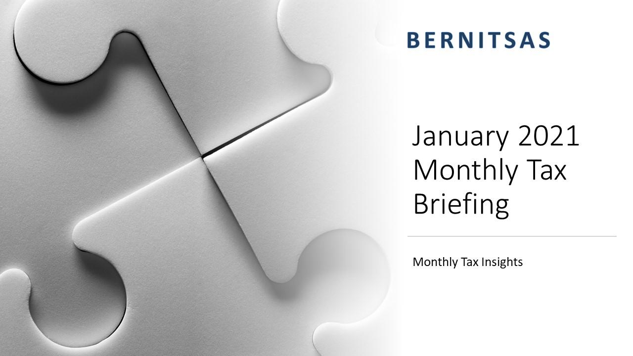 Tax Briefing January 2021