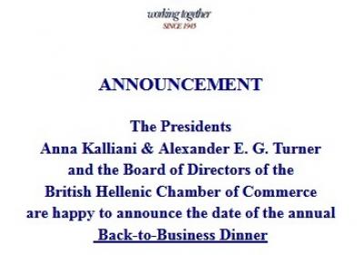 BHCC Back to Business Dinner 2019