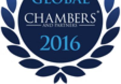 Top Band recognition in Chambers Global 2016