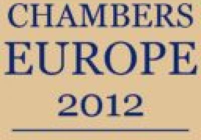 Top Band Rankings in Chambers Europe 2012