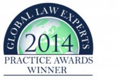 Global Law Experts - Client Choice Category Award 2014