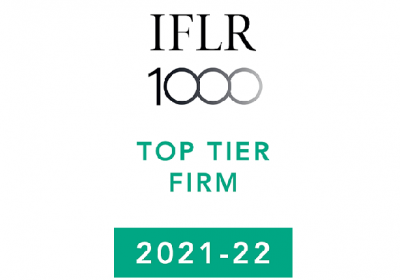 IFLR Top Tier Firm 2021-2022