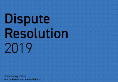 Dispute Resolution 2019