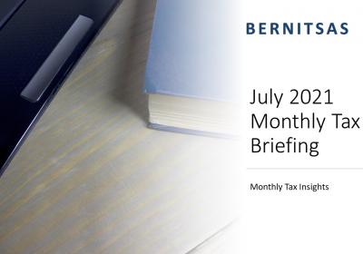 July 2021 Monthly Tax Briefing