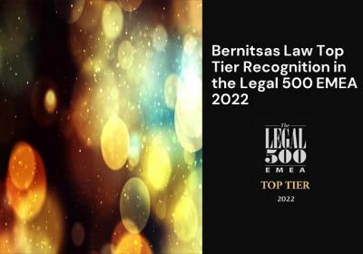 Top Tier Legal 500 EMEA 2022