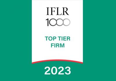 Bernitsas Law IFLR1000 32nd Edition Top Tier Rankings