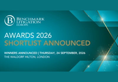 Bernitsas shortlisted in Benchmark Litigation Awards 2026