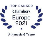 Athanasia Tsene Chambers Europe Recognition 2021
