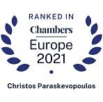 Christos Paraskevopoulos Chambers Europe Recognition 2021