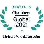 Christos Paraskevopoulos Chambers Global Recognition 2021