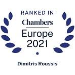 Dimitris Roussis Chambers Europe Recognition 2021