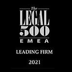 The Legal 500 EMEA 2021 Leading firm recognition
