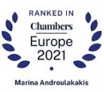 Marina Androulakaki Chambers Europe Recognition 2021
