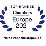 Nikos Papachristopoulos Chambers Europe Recognition 2021