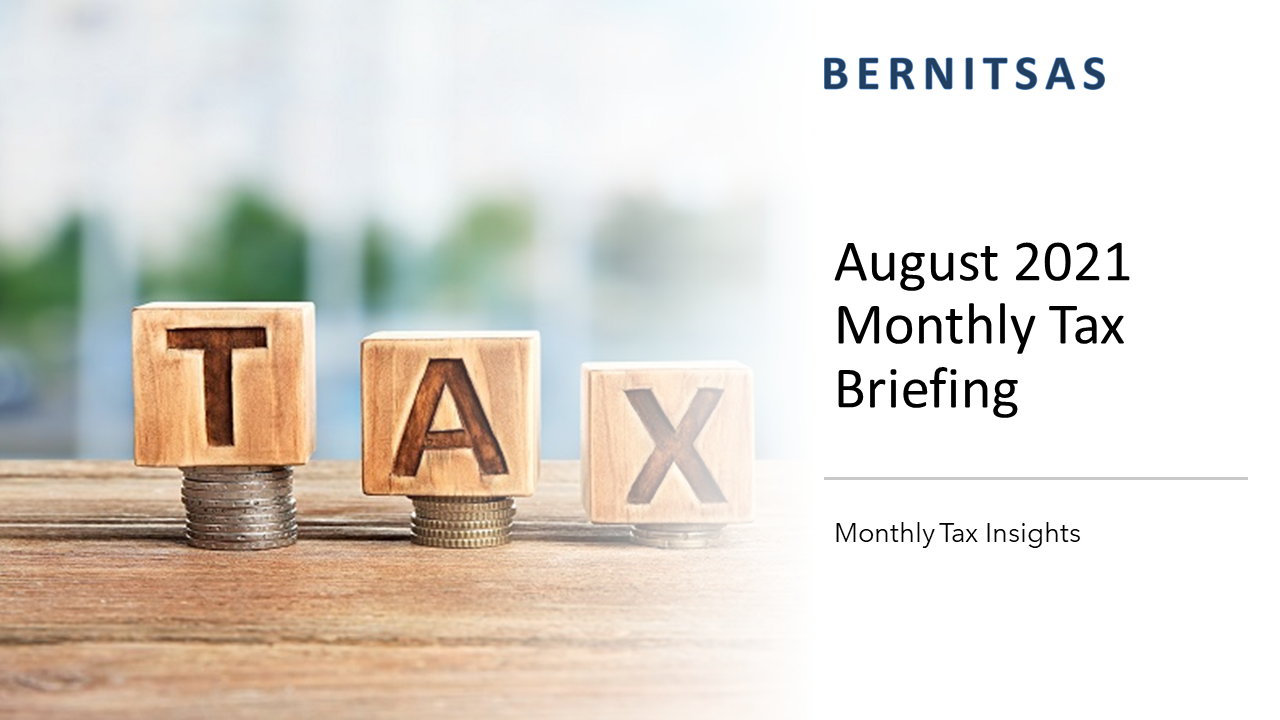 August 2021 Tax Briefing