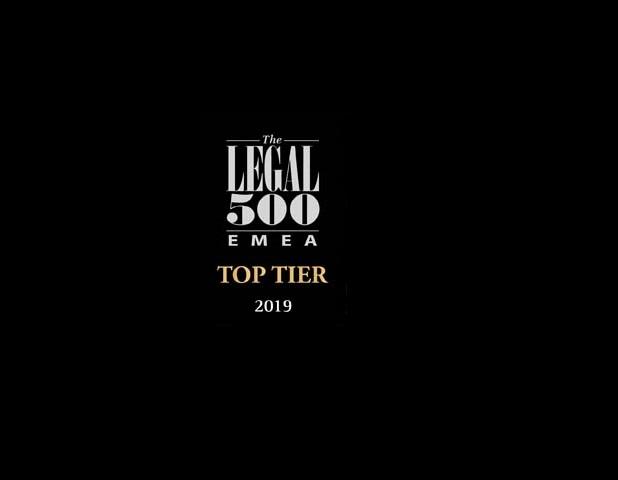 top tier legal 500 2019