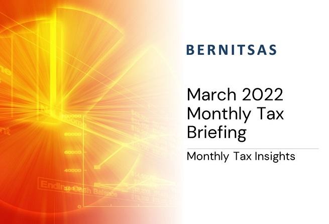 March 2022 Monthly Tax Briefing