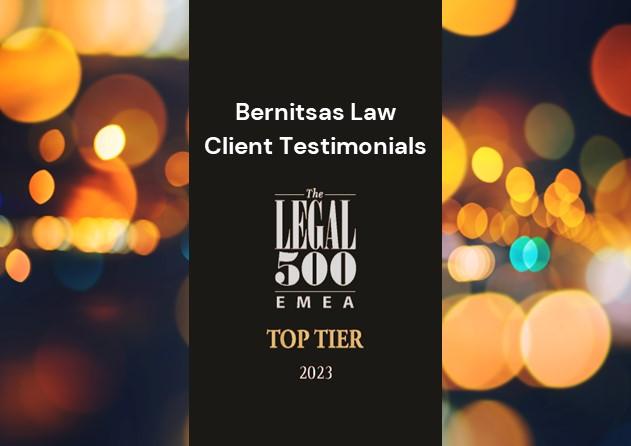 The Legal 500 2023 Client Testimonials